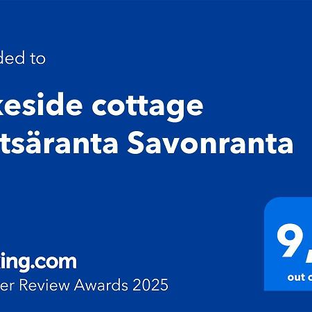 Lakeside Cottage Metsaeranta Savonranta Buitenkant foto